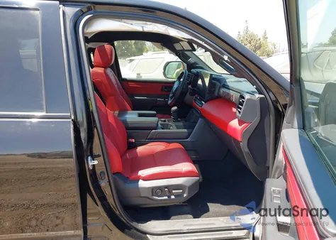 2025 Toyota Tundra Hybrid Trd Pro Hybrid Crewmax 5.5' Bed from USA, damaged, VIN 5TFPC5DB5SX099388